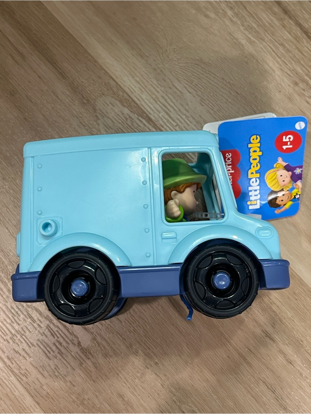 NWT Fisher-Price Little People Light Blue Ice Cream Truck with Driver - Picture 5 of 11